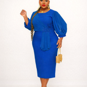 the royal blue poise dress