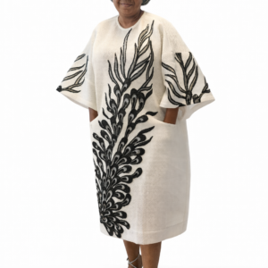 ivory noir dress